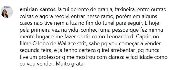 Depoimento de aluno da Jornada